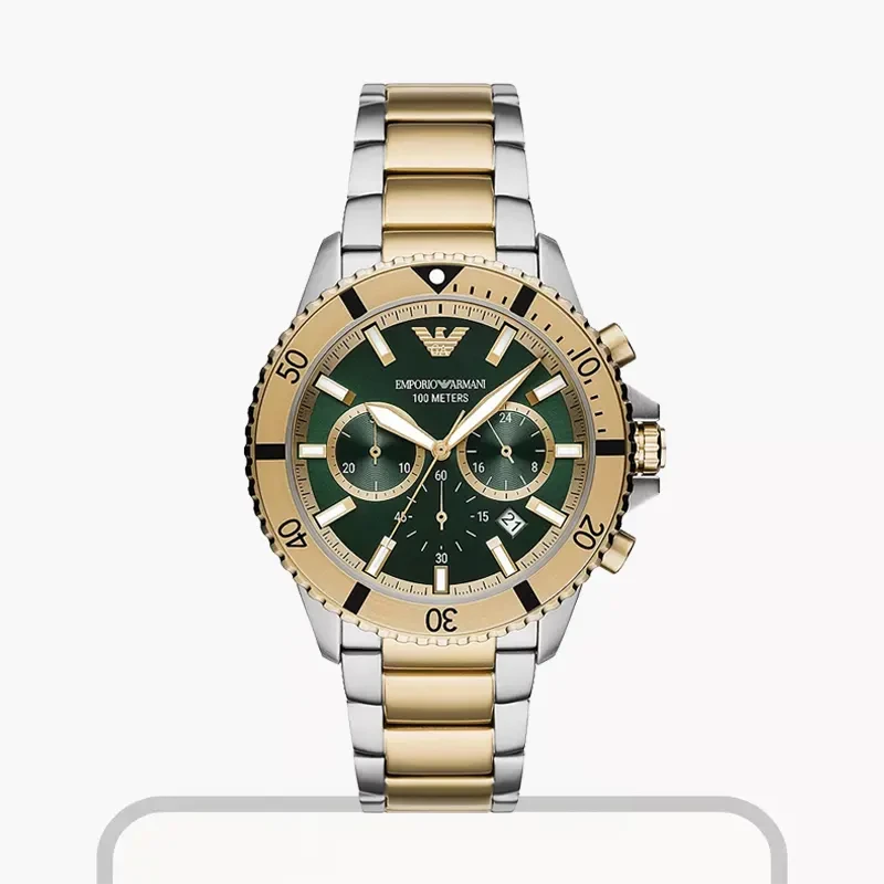 Emporio Armani Sea Explorer Two-Tone Men's Watch- AR11586